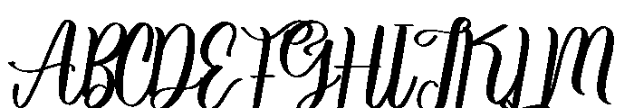 Santina Font UPPERCASE