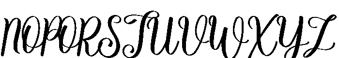 Santina Font UPPERCASE