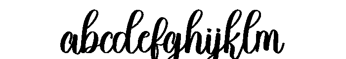 Santina Font LOWERCASE