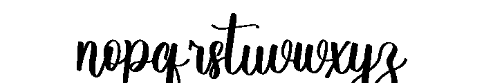 Santina Font LOWERCASE