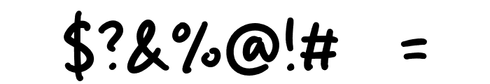 Santol Orange Font OTHER CHARS