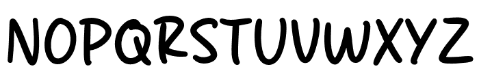 Santol Orange Font UPPERCASE