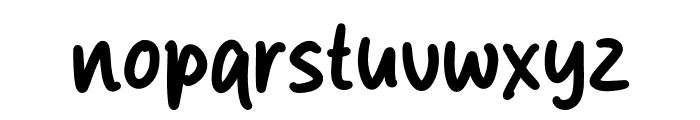 Santol Orange Font LOWERCASE