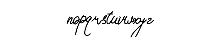 SanttyVelvethiaDemo Font LOWERCASE