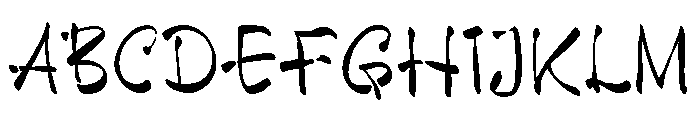 Santuy Bro Font UPPERCASE