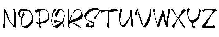 Santuy Bro Font UPPERCASE