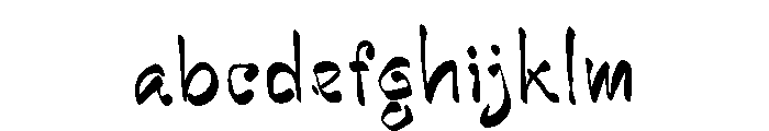 Santuy Bro Font LOWERCASE