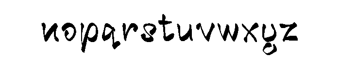 Santuy Bro Font LOWERCASE