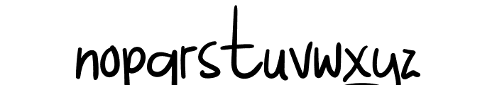 Santuy Paghie Font LOWERCASE