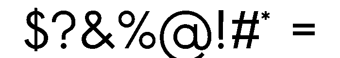 Sanva Font OTHER CHARS