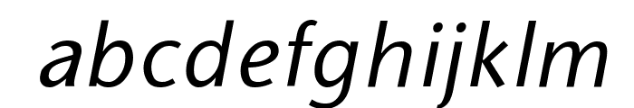 Sapir Italic Font LOWERCASE
