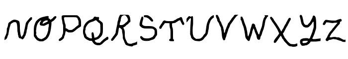 Sassy snowflake Medium Font UPPERCASE