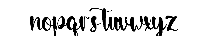 Satchwell Font LOWERCASE