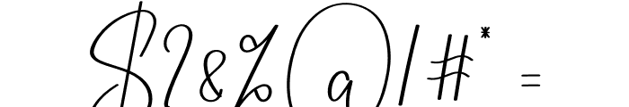 Satisfied Font OTHER CHARS