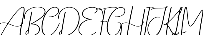 Satisfied Font UPPERCASE