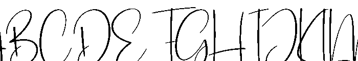 Satnight1 Font UPPERCASE