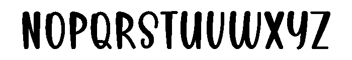 Saturated2 Font UPPERCASE