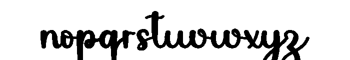 Saturated2 Font LOWERCASE
