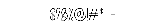 Saturday Photography Font OTHER CHARS