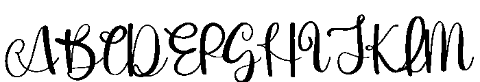 Saturday1 Font UPPERCASE