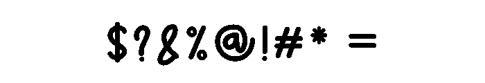 Saturday2 Font OTHER CHARS