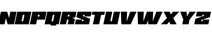 Saturn 3 Italic Font LOWERCASE