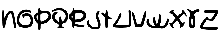 Saturnscript_Handwritten Font UPPERCASE