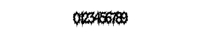 Savage Carnage Regular Font OTHER CHARS