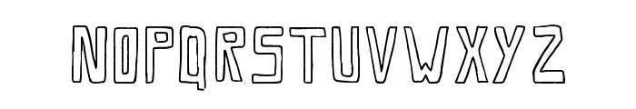 Savia Outline // ANTIPIXEL.COM.AR Font UPPERCASE