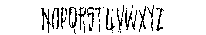 Sawone Font UPPERCASE