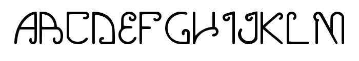 Sawung Regular Font UPPERCASE