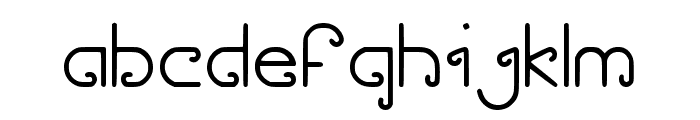 Sawung Regular Font LOWERCASE