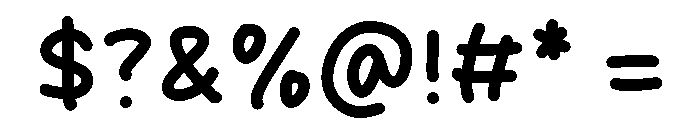 Say Hello Font OTHER CHARS