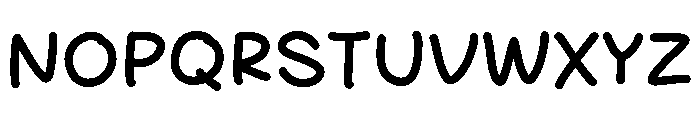 Say Hello Font UPPERCASE