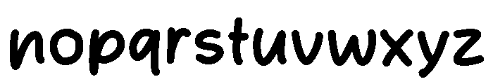 Say Hello Font LOWERCASE