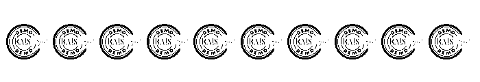 Say Next Demo Outline Font OTHER CHARS