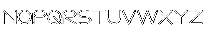 Say Next Demo Outline Font UPPERCASE