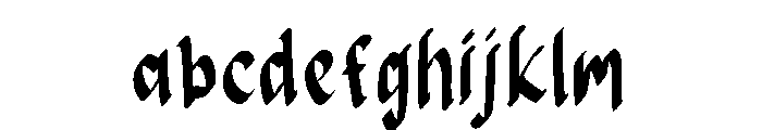 Sayanag Font LOWERCASE