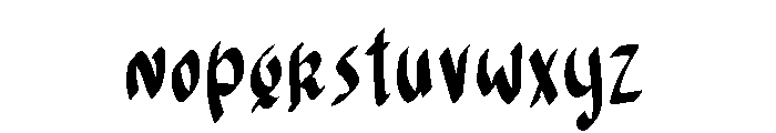 Sayanag Font LOWERCASE