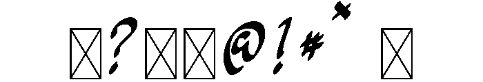 Sayang Font OTHER CHARS