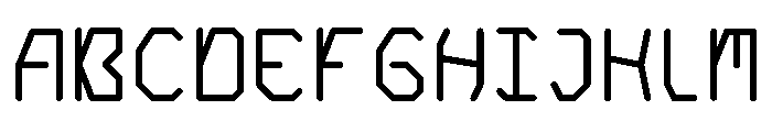 saturn 5 Bold Font UPPERCASE