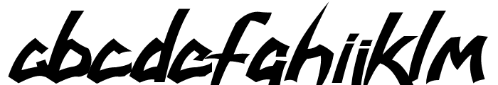 savatage Font LOWERCASE