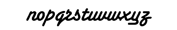 Santa Fe LET Plain Font LOWERCASE