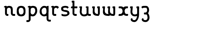 Sabio Perpendicular Font LOWERCASE