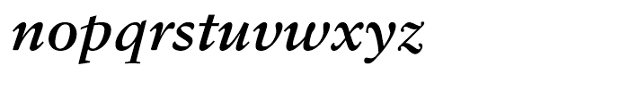 Sabon Bold Italic Font LOWERCASE