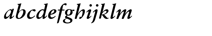 Sabon Cyrillic Bold Italic Font LOWERCASE
