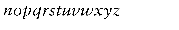 Sabon Cyrillic Italic Font LOWERCASE