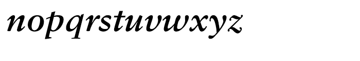 Sabon Greek Bold Italic Font LOWERCASE