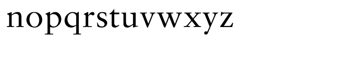 Sabon Greek Roman Font LOWERCASE