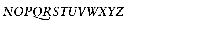 Sabon Next Display Italic SC Font LOWERCASE